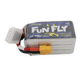 Buddy RC Tattu FunFly 1300mAh 100C 22.2V 6S1P lipo battery pack with XT60 Plug, view 2