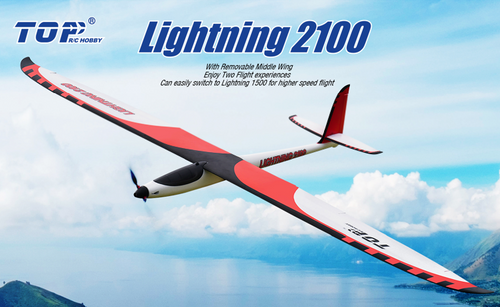 Buddy RC Top RC 2100MM Lightning Glider RC Airplane PNP