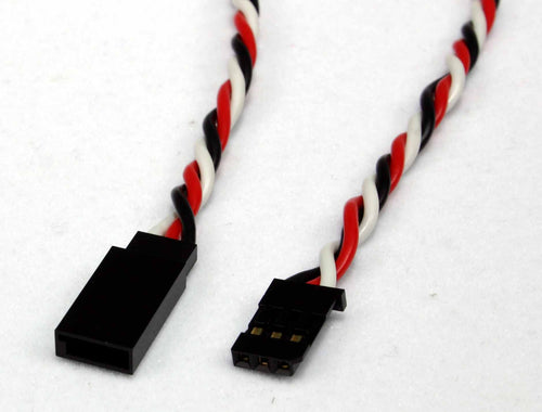 Buddy RC Twisted 20 AWG Servo Wire with Connectors