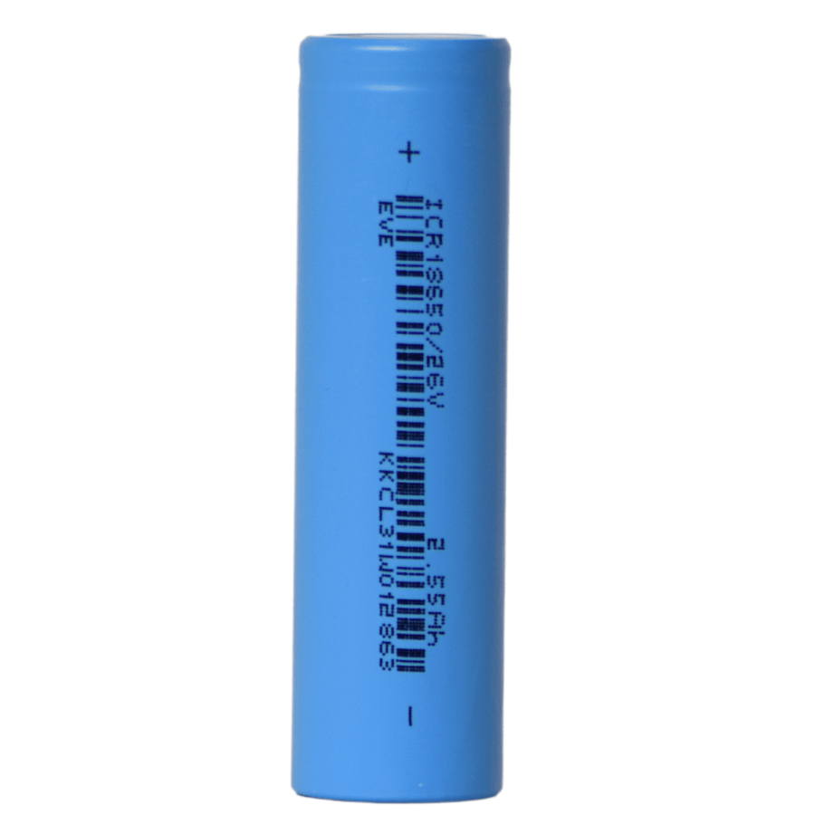 Buddy RC Universal 18650 Battery Eve Battery 2500mAh Flat Top 7.5A