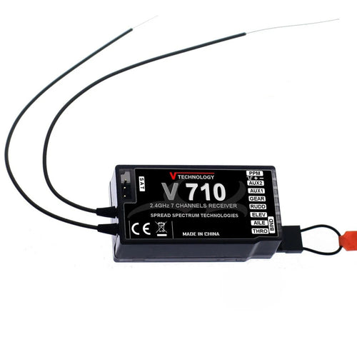 Buddy RC V710 2.4GHz 7 Channels DSM2 DSMX Compatible Full Range Receiver