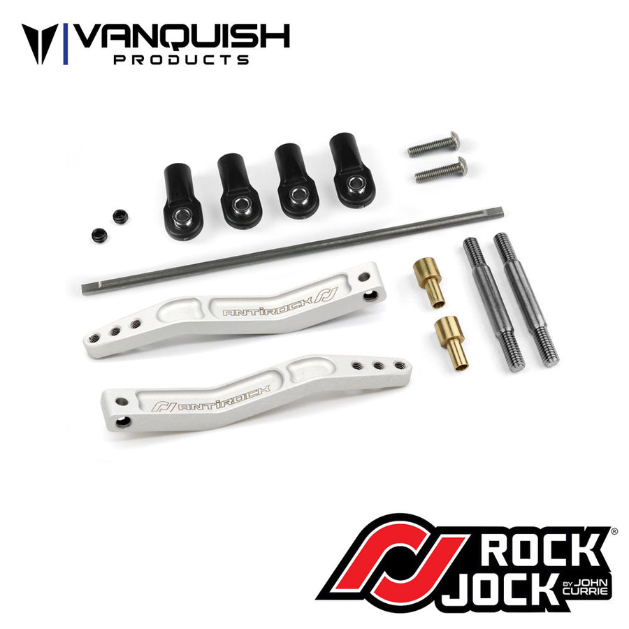 Buddy RC Vanquish Products ROCK JOCK ANTIROCK YETI SWAY BAR V3 CLEAR ANODIZED
