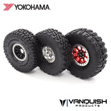 Buddy RC Vanquish Products Yokohama Geolandar X-MT 2.2 Tires (2) Red Compound - 5.1", view 4