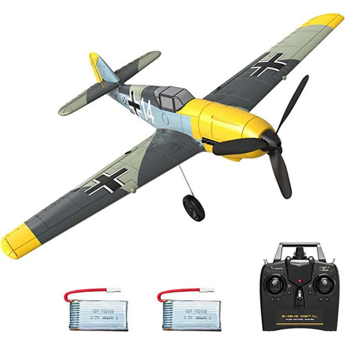 Buddy RC VOLANTEX RC BF 109 4-CH Remote Control Airplane Ready to Fly for Beginners with Xpilot Stabilization System(761-11) RTF