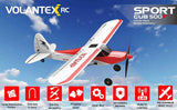 Buddy RC VOLANTEX RC Sport Cub 500 4Ch RC Trainer Airplane w- 6-Axis Gyro One-key Aerobatic Park flyer (761-4) RTF, view 2