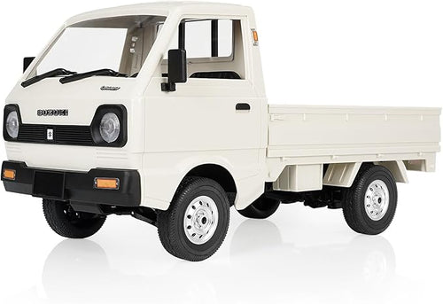 Buddy RC White RC Kei Truck WPL D12 RC Car 1/10 Scale RC Drift Car Remote Control Kei Truck RTR 2.4G RWD 280 Motor Proportional Throttle Steering Dual Rate Carry Pickup (Copy)