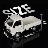 Buddy RC White RC Kei Truck WPL D12 RC Car 1/10 Scale RC Drift Car Remote Control Kei Truck RTR 2.4G RWD 280 Motor Proportional Throttle Steering Dual Rate Carry Pickup (Copy), view 3