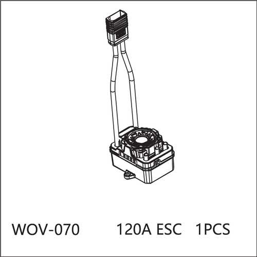 Buddy RC WOV-070 Wov Racing 120A ESC