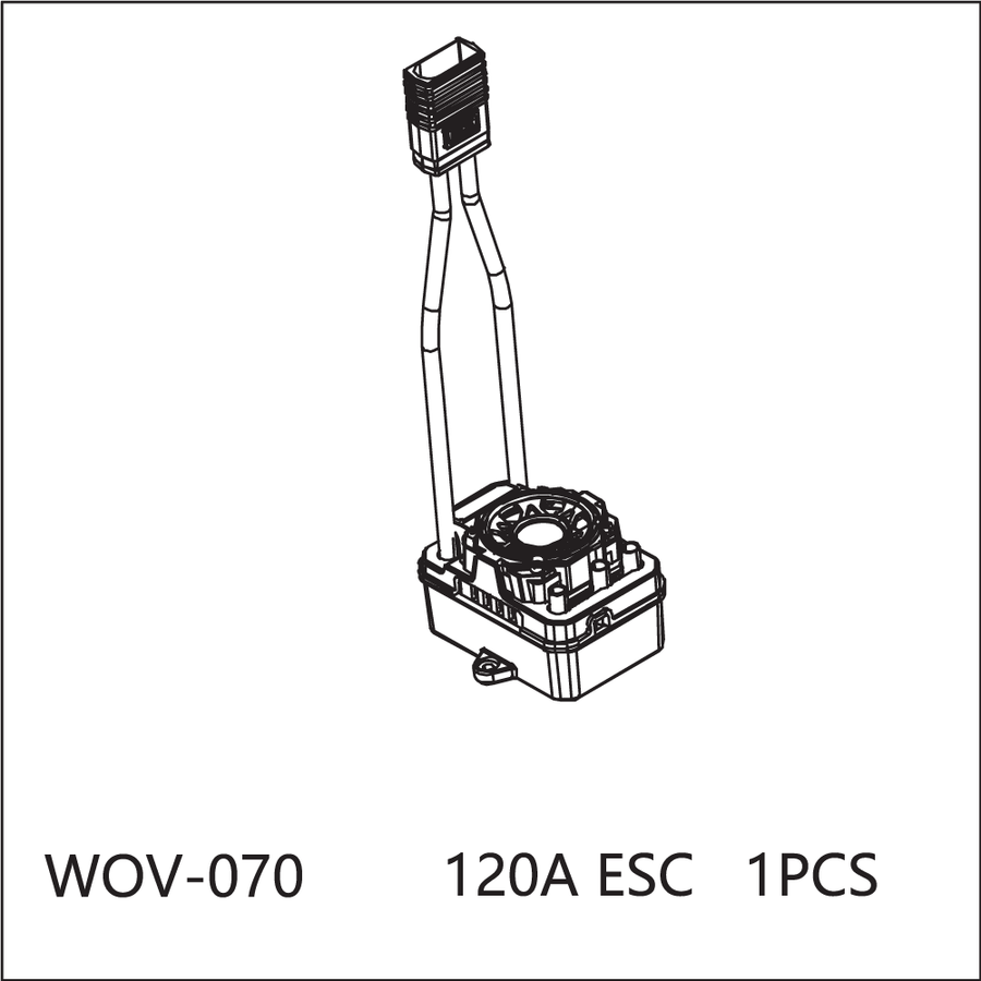 Buddy RC WOV-070 Wov Racing 120A ESC