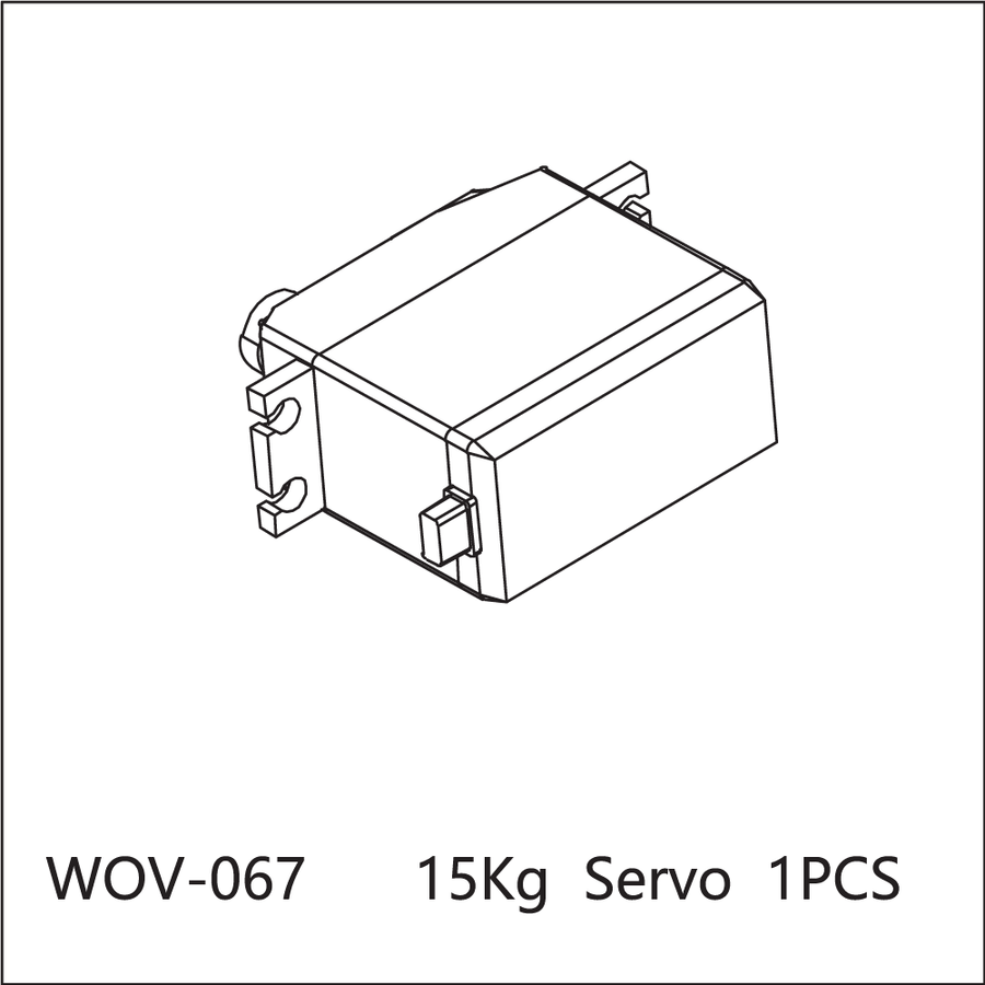 Buddy RC WOV-067 Wov Racing 15Kg Waterproof Servo
