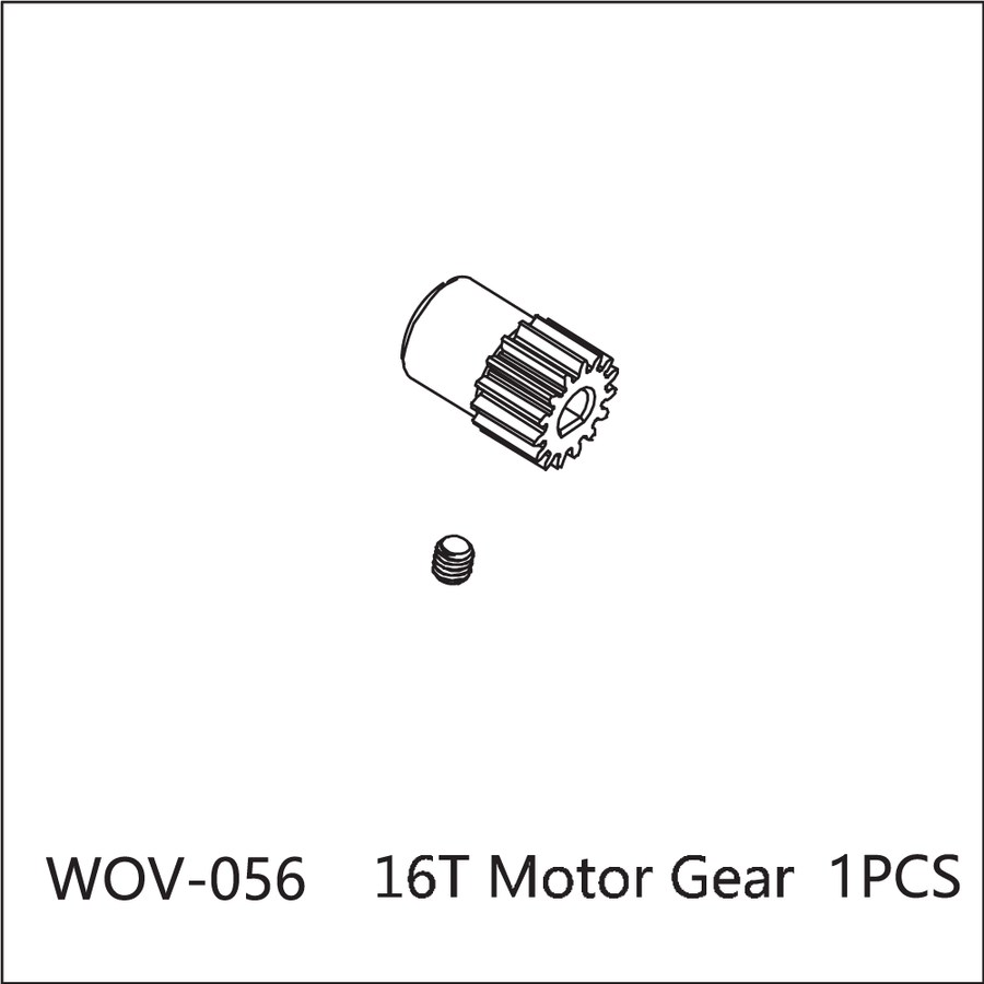 Buddy RC WOV-056 Wov Racing 15T Motor Gear
