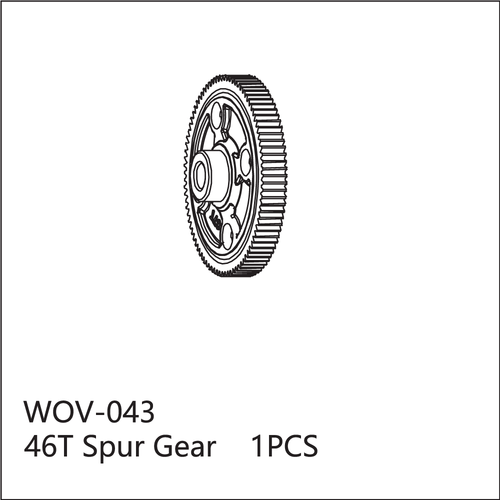 Buddy RC WOV-043 Wov Racing 46T Spur Gear
