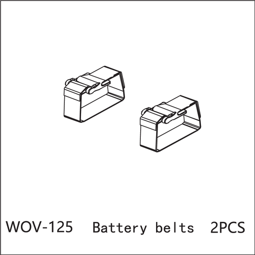 Buddy RC WOV-125 Wov Racing Battery Straps 2PCS