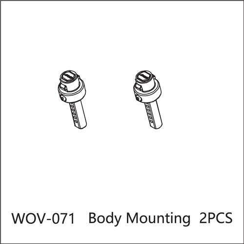 Buddy RC WOV-071 Wov Racing Body Mount Post