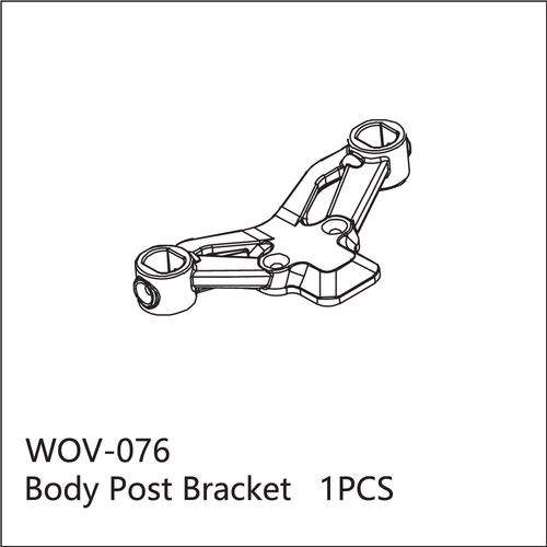 Buddy RC WOV-076 Wov Racing Body Mount Bracket