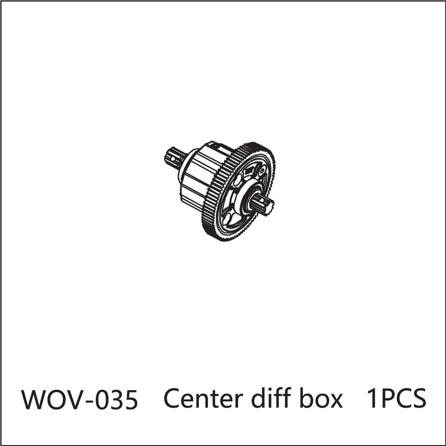 Buddy RC WOV-035 Wov Racing Center Differential with Spur Gear