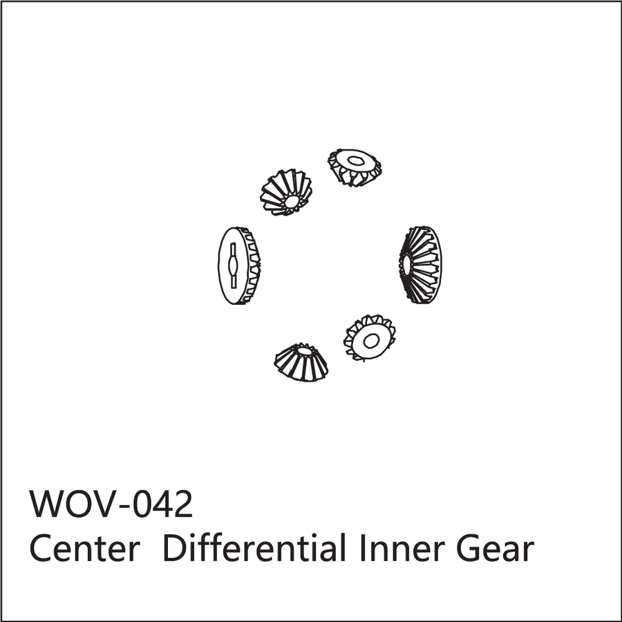 Buddy RC WOV-042 Wov Racing Center Differential Inner Gear Set