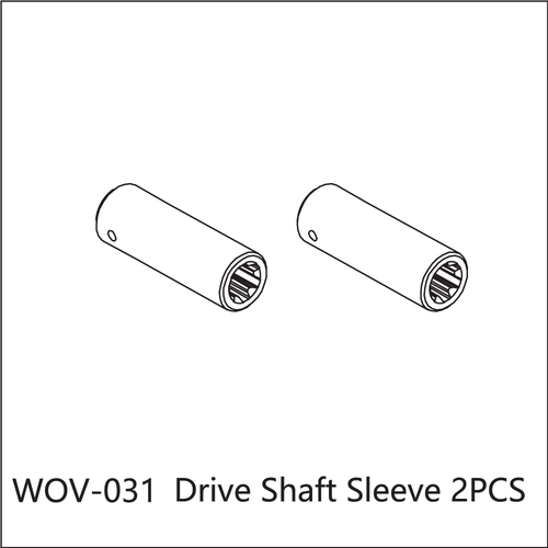 Buddy RC WOV-031 Wov Racing Center Shaft Outer Sleeves 2PCS