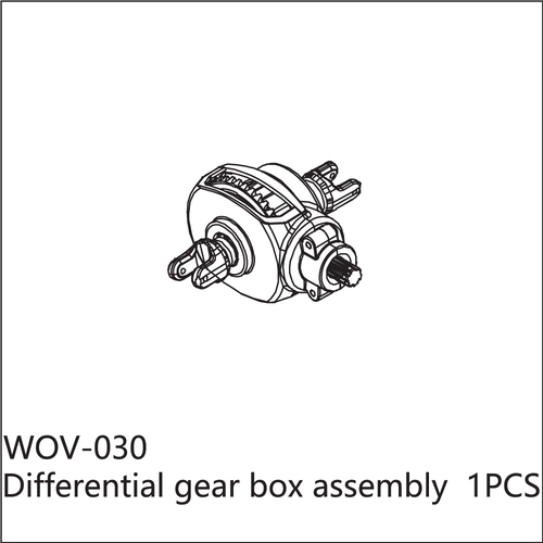 Buddy RC WOV-030 Wov Racing Differential Assembly