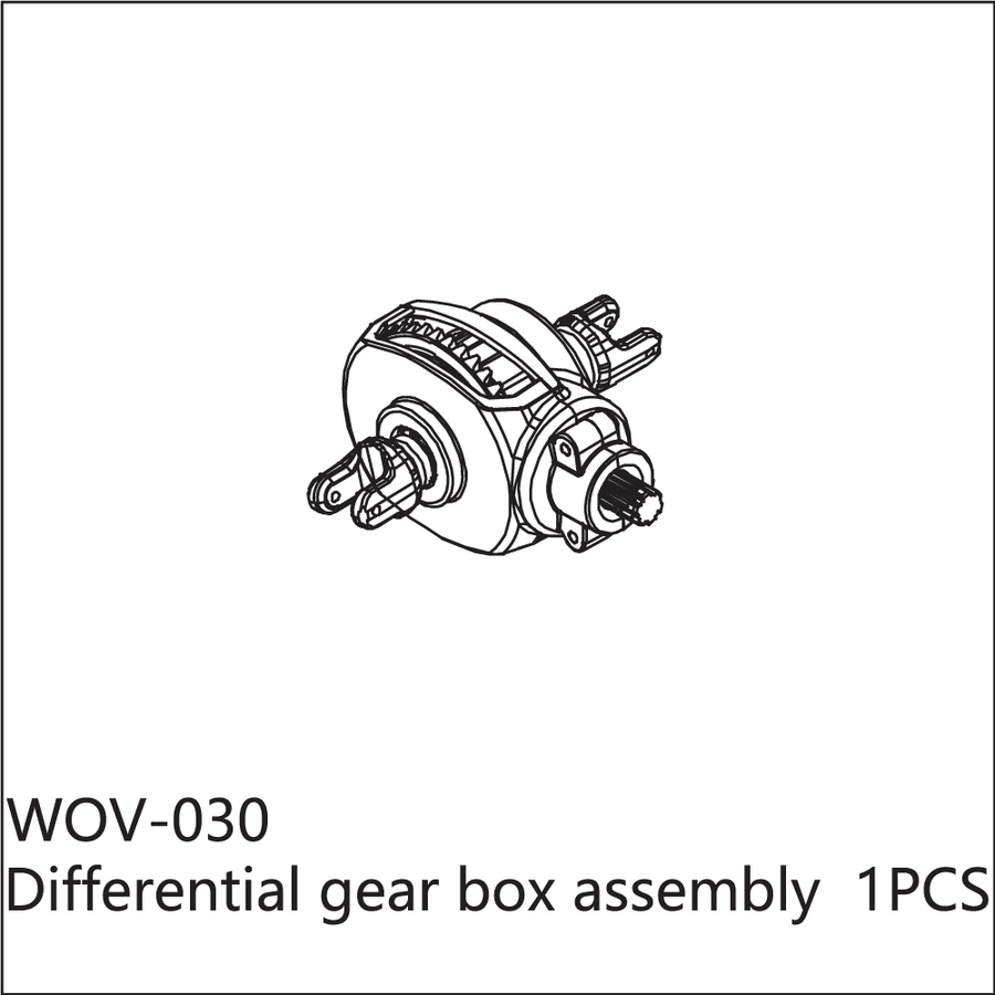 Buddy RC WOV-030 Wov Racing Differential Assembly