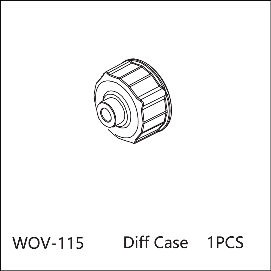 Buddy RC WOV-115 Wov Racing Differential Housing