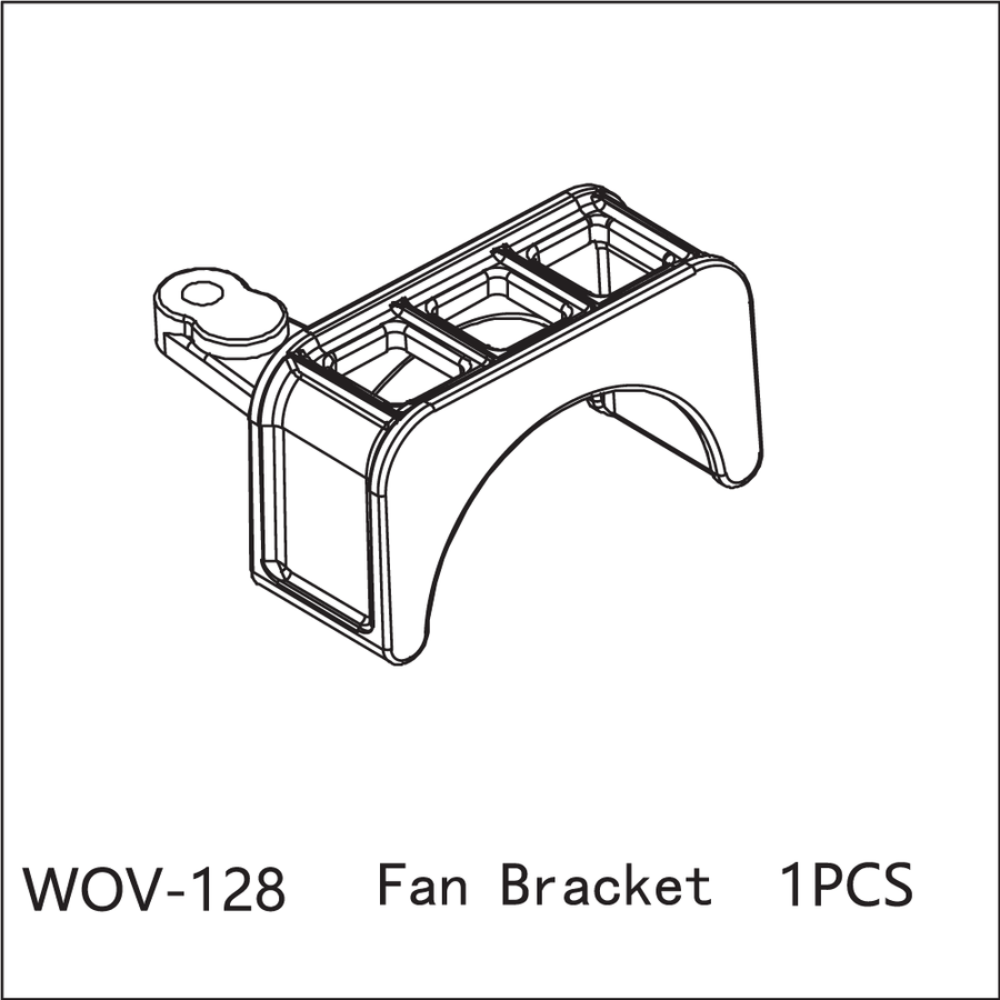 Buddy RC WOV-128 Wov Racing Fan Bracket