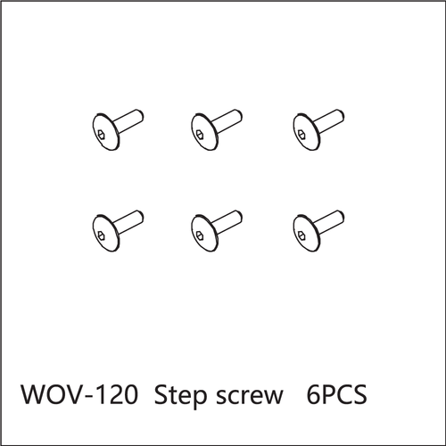 Buddy RC WOV-120 Wov Racing Flanged Button Head Screw M3x10mm