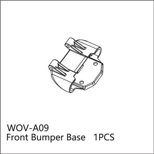 Buddy RC WOV-A09 Wov Racing Front Bumper Base