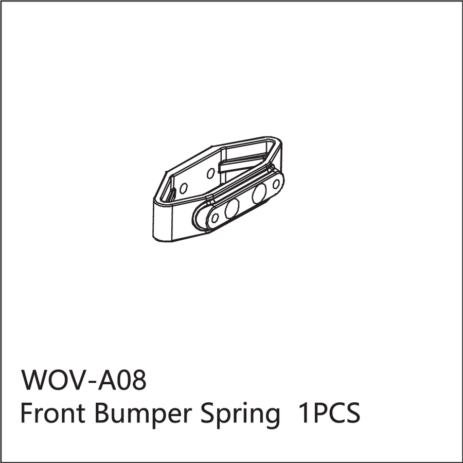 Buddy RC WOV-A08 Wov Racing Front Bumper Dampner