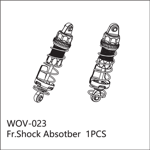 Buddy RC WOV-023 Wov Racing Front Shock Assembly