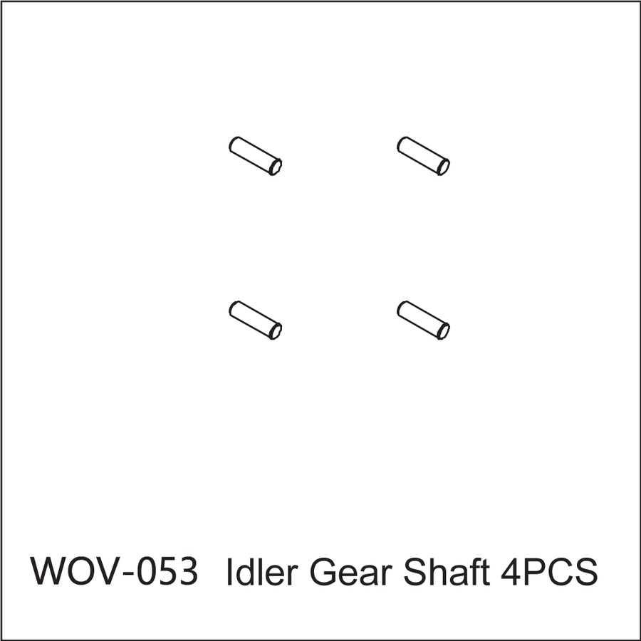 Buddy RC WOV-053 Wov Racing Idler Gear Shaft