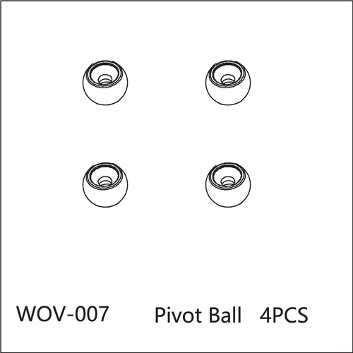 Buddy RC WOV-007 Wov Racing Pivot Ball Joint