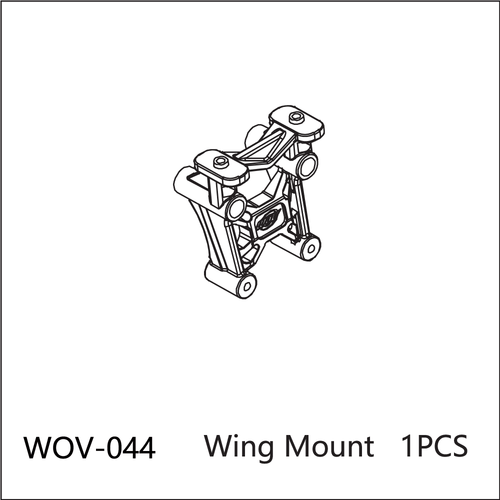 Buddy RC WOV-044 Wov Racing Rear Wing Mount