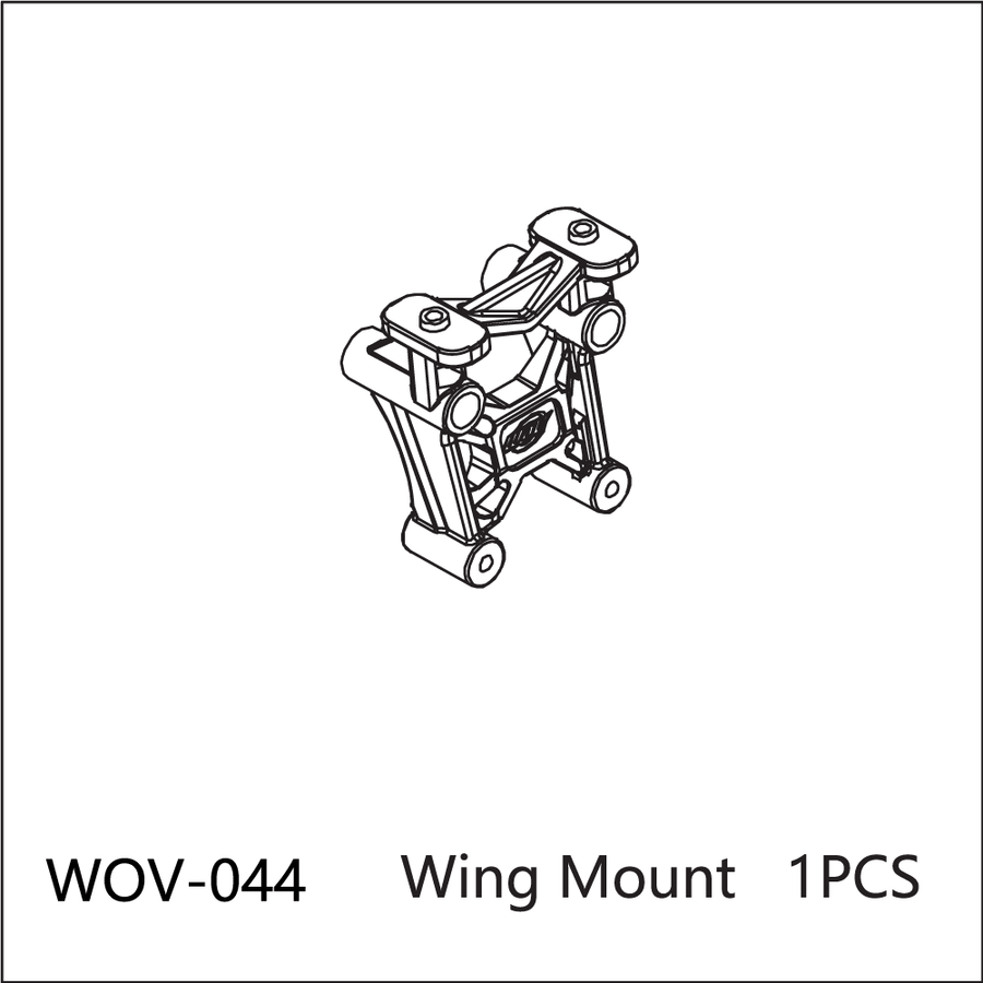 Buddy RC WOV-044 Wov Racing Rear Wing Mount