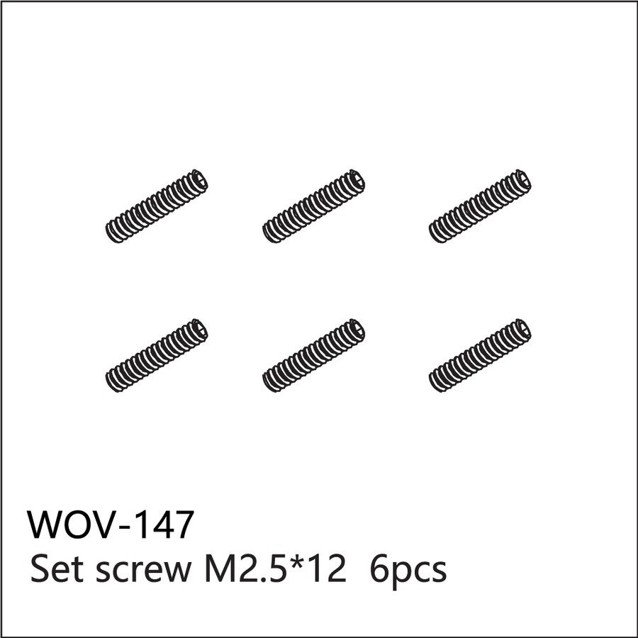 Buddy RC WOV-147 Wov Racing Set Screw M2.5x12