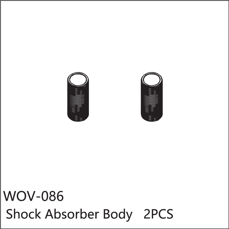 Buddy RC WOV-086 Wov Racing Shock Body 2PCS