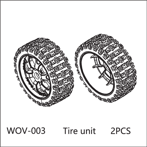 Buddy RC WOV-003 Wov Racing Tires