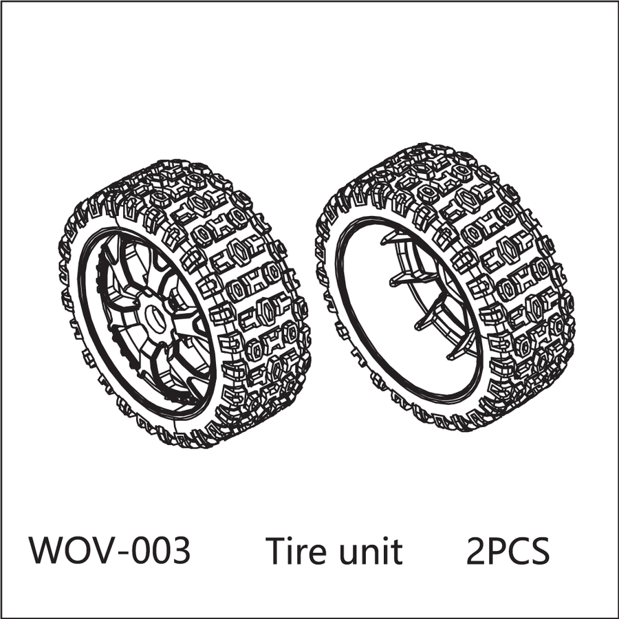 Buddy RC WOV-003 Wov Racing Tires