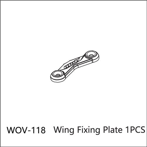 Buddy RC WOV-118 Wov Racing Wing Fixing Plate