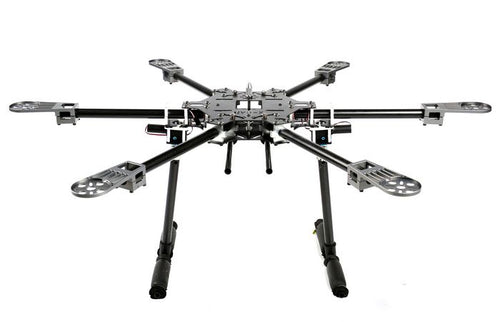 Buddy RC X-CAM CF6 Mini Collapsible Carbon Fiber Hexacopter Frame