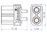 Buddy RC Amass XT30 Upgraded Female Connectors for Battery 5 Pieces, view 2