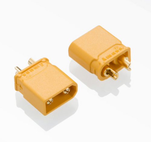 Buddy RC Amass XT30 Upgraded Male Connectors for Charger ESC 5 Pieces