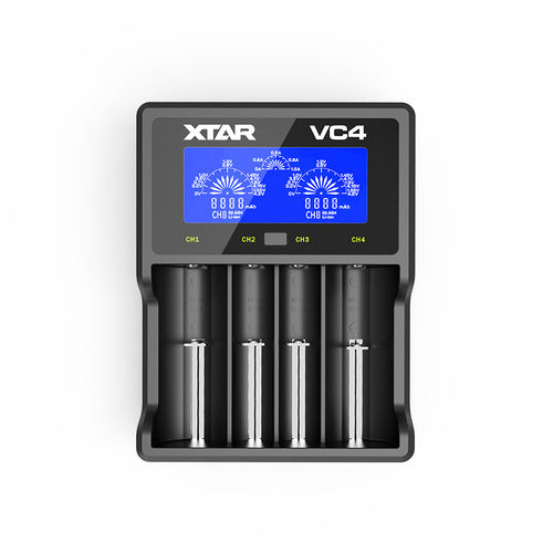 Buddy RC XTAR VC4 4 Bay LCD USB Lithium ion NiMH Battery Charger