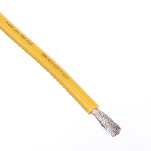 Buddy RC 12 AWG Bulk Roll Silicone Wire Priced for Per Foot - Yellow