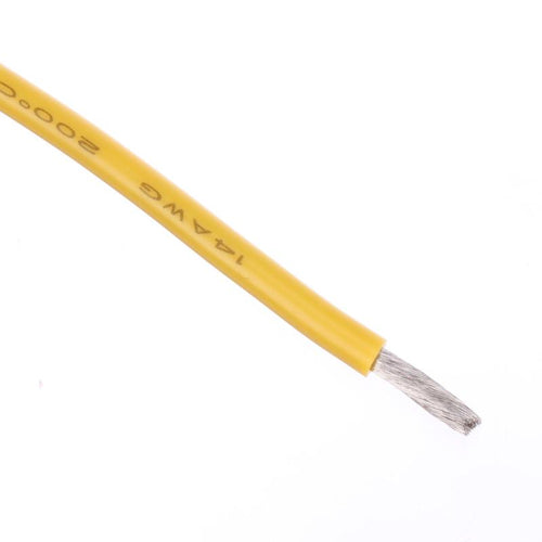 Buddy RC 14 AWG Bulk Roll Silicone Wire Priced for Per Foot - Yellow