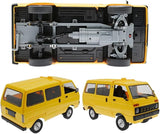 Buddy RC Yellow WPL RC Van 1/10 Scale 4WD Drift Truck, RTR Off-Road 2.4G Full Proportion Remote Control Vehicle with LED Lights, view 3