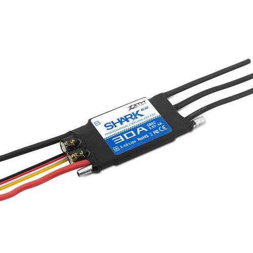 Buddy RC ZTW Shark 30A G2 Series 32-Bit Water Cooled Marine Brushless ESC