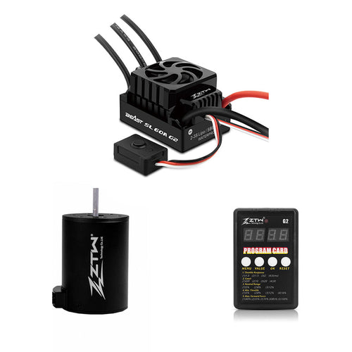 Buddy RC ZTW Beast G2 60A ESC Sensorless 3650 Motor Combo For 1/10th RC Car RTR