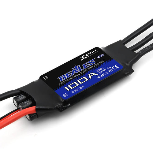 Buddy RC ZTW Beatles 100A SBEC G2 Series ESC 8A SBEC for Airplanes