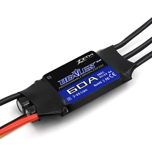 Buddy RC ZTW Beatles 60A SBEC G2 Series ESC for Airplanes